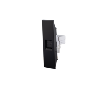Telephone Socket 4P with Shutter 22mm