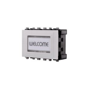 Doorbell switch nameplate with LED lamp (3A)
