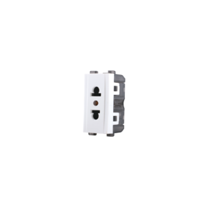 "Euro-American Socket  with shutter and earth (16A)"